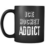 Ice Hockey Ice Hockey Addict 11oz Black Mug-Drinkware-Teelime | shirts-hoodies-mugs
