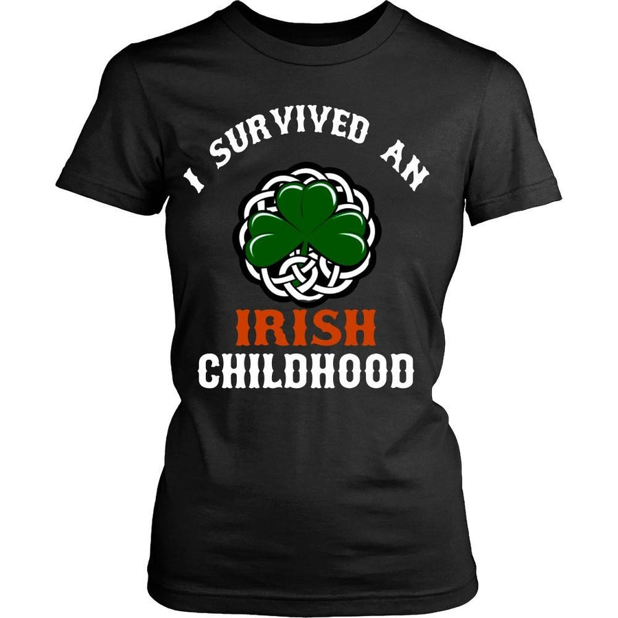 Irish T Shirt - I survived an Irish Childhood