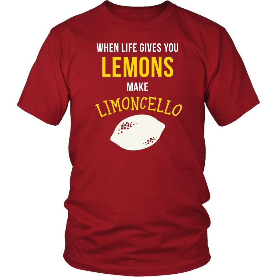 Italians T Shirt - When life gives you lemons make Limoncello