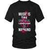 Jazz T Shirt - Music is the universal language of mankind-T-shirt-Teelime | shirts-hoodies-mugs
