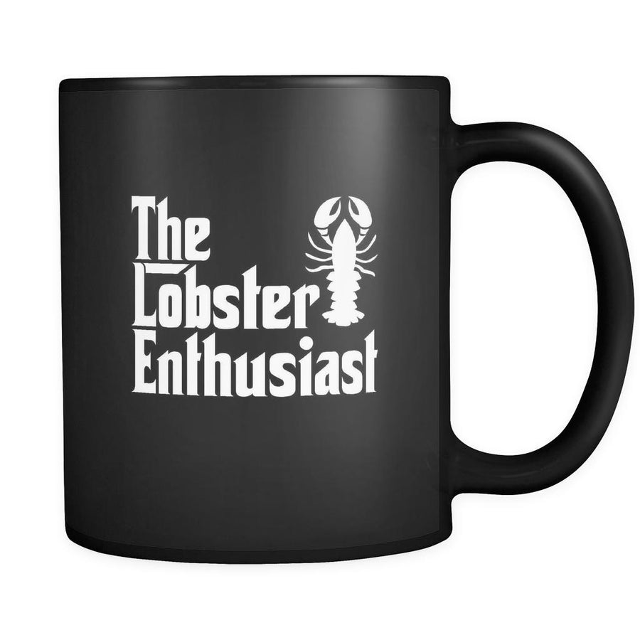 Lobster The Lobster enthusiast 11oz Black Mug-Drinkware-Teelime | shirts-hoodies-mugs