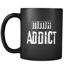 MMA MMA Addict 11oz Black Mug-Drinkware-Teelime | shirts-hoodies-mugs
