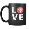 MMA / Taekwondo - LOVE Martial Arts - 11oz Black Mug-Drinkware-Teelime | shirts-hoodies-mugs