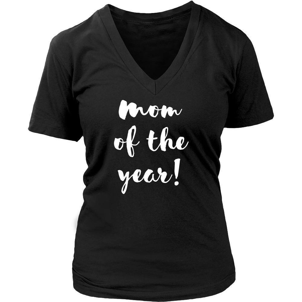 Mother's Day T Shirt - Mom of the year-T-shirt-Teelime | shirts-hoodies-mugs