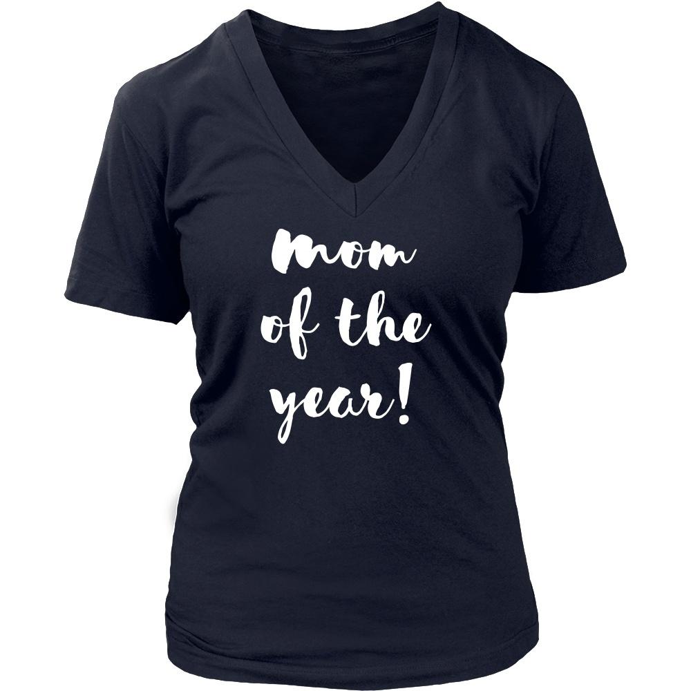 Mother's Day T Shirt - Mom of the year-T-shirt-Teelime | shirts-hoodies-mugs