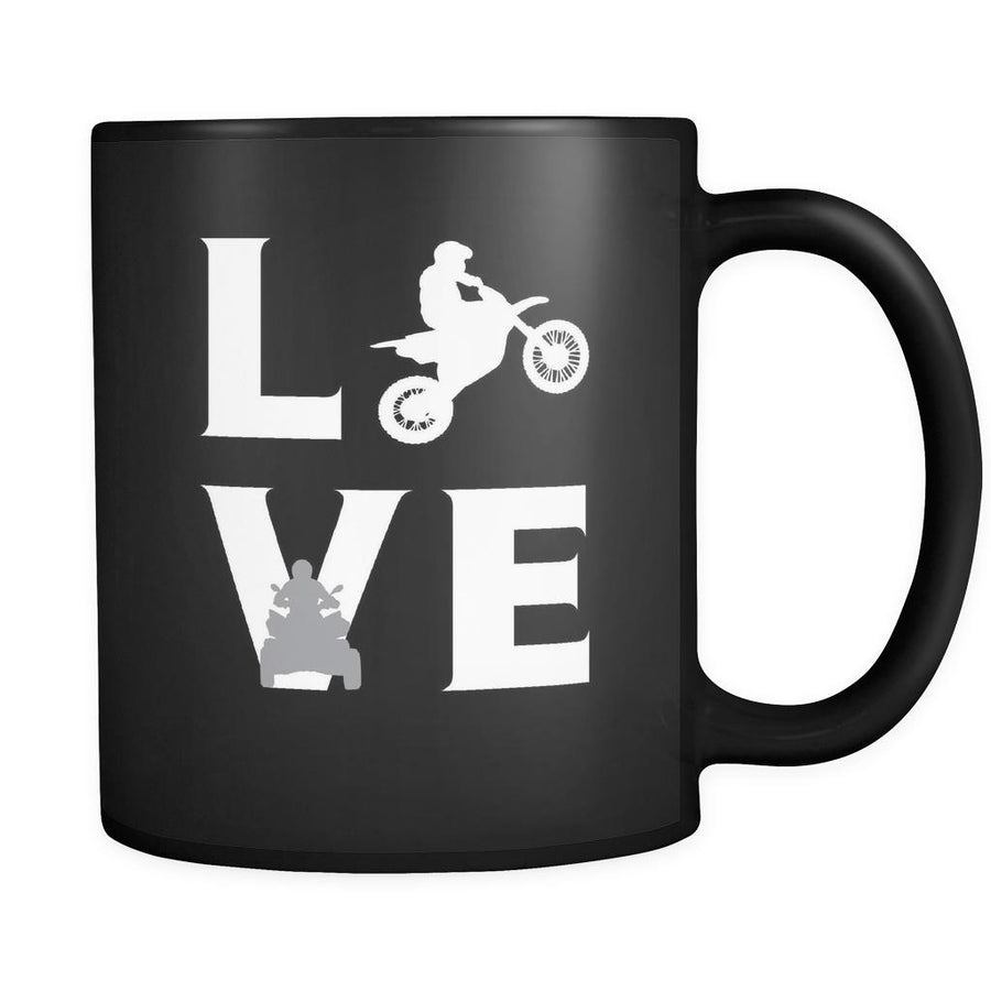 Motor sports - LOVE Motor sports  - 11oz Black Mug