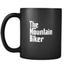 Mountain biking The Mountain Biker 11oz Black Mug-Drinkware-Teelime | shirts-hoodies-mugs