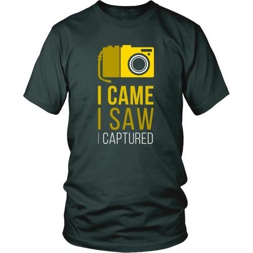 Photography T Shirt - I Came I Saw I Captured