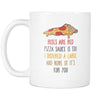 Pizza mugs - Roses are red Pizza sauce is too-Drinkware-Teelime | shirts-hoodies-mugs