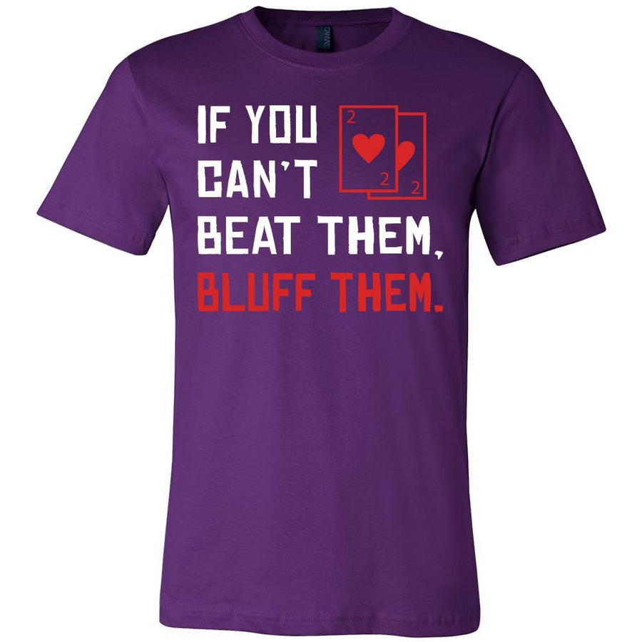 Poker Shirt - Bluff Them - Card Game Love Gift-T-shirt-Teelime | shirts-hoodies-mugs
