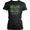 Pugs Shirt - Sorry If I Looked Interested, I think about Pugs - Dog Lover Gift-T-shirt-Teelime | shirts-hoodies-mugs