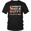 Rabbit Shirt - Make Me Happy - Animal Lover Gift-T-shirt-Teelime | shirts-hoodies-mugs