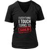 Real Estate T Shirt- Everything I touch turns to Sold-T-shirt-Teelime | shirts-hoodies-mugs