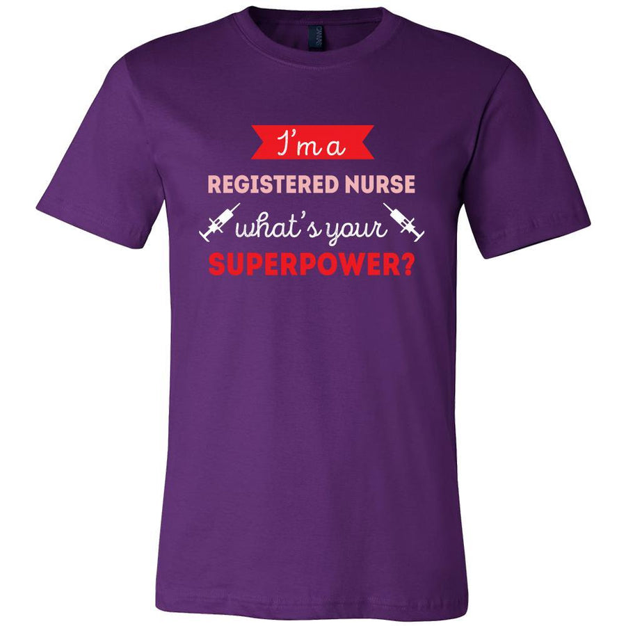 Registered nurse Shirt - I'm a Registered nurse, what's your superpower? - Profession Gift-T-shirt-Teelime | shirts-hoodies-mugs