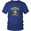 Rottweiler Shirt - Never underestimate an old man with a Rottweiler Grandfather Dog Gift-T-shirt-Teelime | shirts-hoodies-mugs
