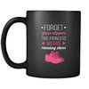 Running Forget glass slippers this girl wears running shoes 11oz Black Mug-Drinkware-Teelime | shirts-hoodies-mugs
