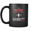 Running I'm a runner grandpa just like a normal grandpa except much cooler 11oz Black Mug-Drinkware-Teelime | shirts-hoodies-mugs