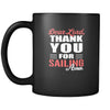 Sailing Dear Lord, thank you for Sailing Amen. 11oz Black Mug-Drinkware-Teelime | shirts-hoodies-mugs