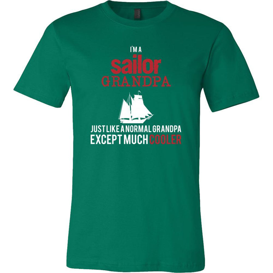 Sailing Shirt - I'm a sailor grandpa just like a normal grandpa except much cooler Grandfather Hobby Gift-T-shirt-Teelime | shirts-hoodies-mugs