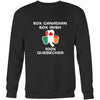 Saint Patrick's Day - " 100 % Quebec City Canada Irish " - custom made apparel.-T-shirt-Teelime | shirts-hoodies-mugs