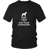 Schnauzer Shirt - Keep Calm and Hug Your Schnauzer- Dog Lover Gift-T-shirt-Teelime | shirts-hoodies-mugs
