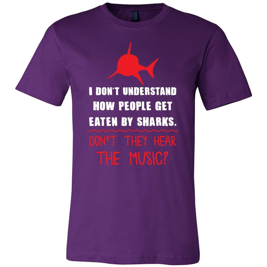 Shark Shirt - The Music - Animal Lover Gift-T-shirt-Teelime | shirts-hoodies-mugs