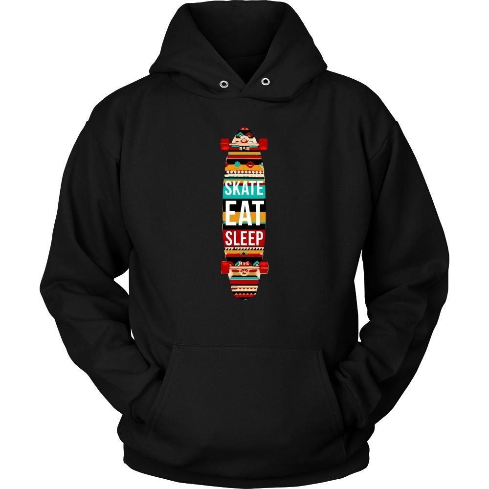 Skaters T Shirt - Eat Sleep Skate Repeat-T-shirt-Teelime | shirts-hoodies-mugs