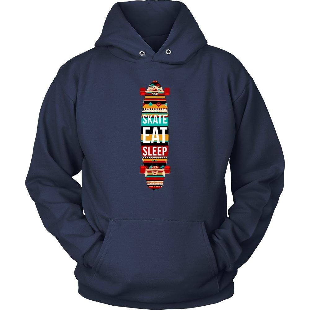 Skaters T Shirt - Eat Sleep Skate Repeat-T-shirt-Teelime | shirts-hoodies-mugs