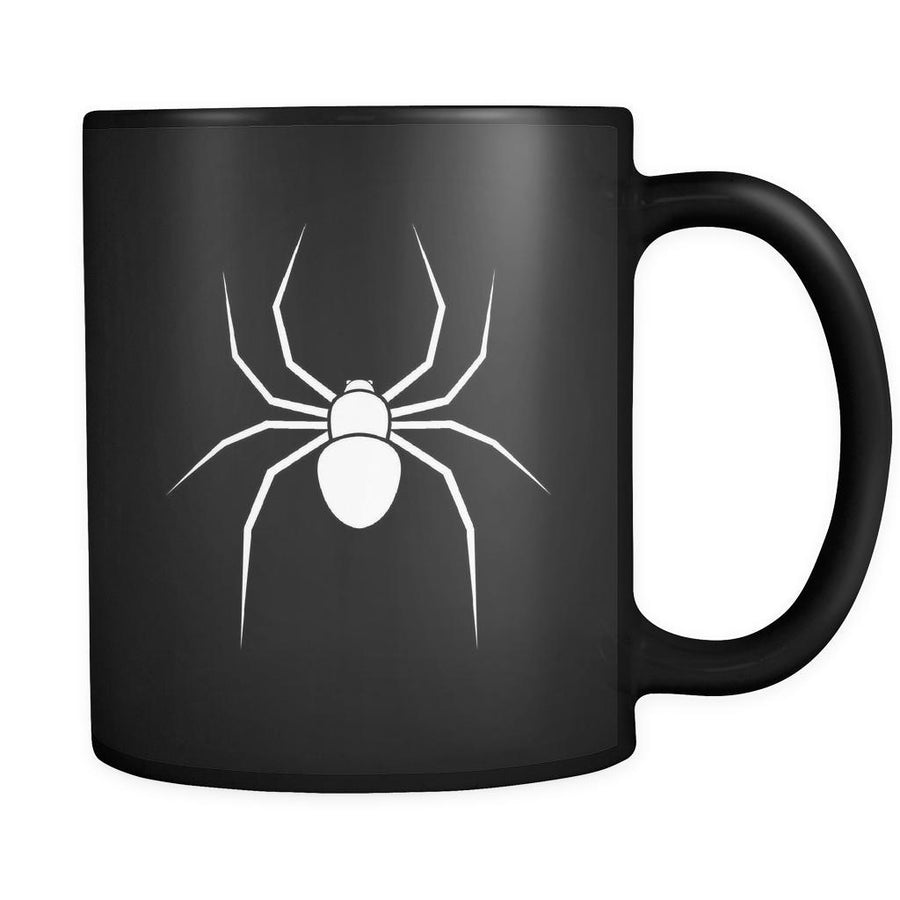 Spider Animal Illustration 11oz Black Mug-Drinkware-Teelime | shirts-hoodies-mugs