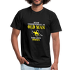 Horse Shirt - Never underestimate an old man who loves horses Unisex Canvas T-Shirt-Unisex Jersey T-Shirt by Bella + Canvas-Teelime | shirts-hoodies-mugs