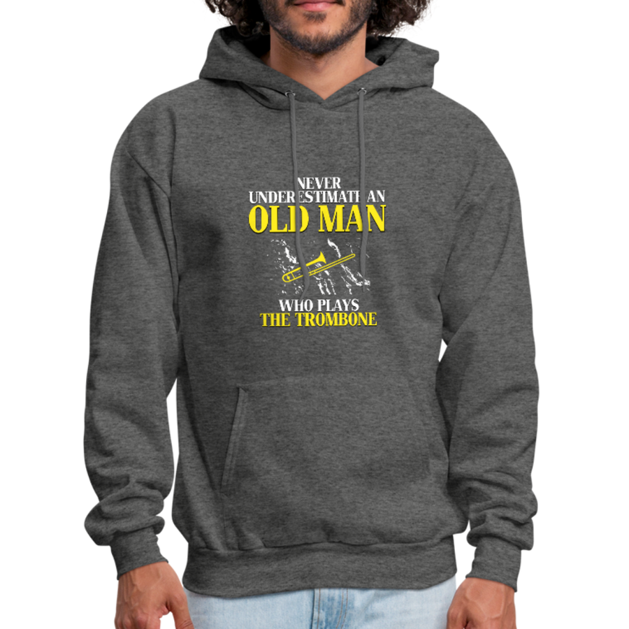 Never Underestimate an Old Man Who Plays the Trombone Unisex Hoodie-Men's Hoodie-Teelime | shirts-hoodies-mugs