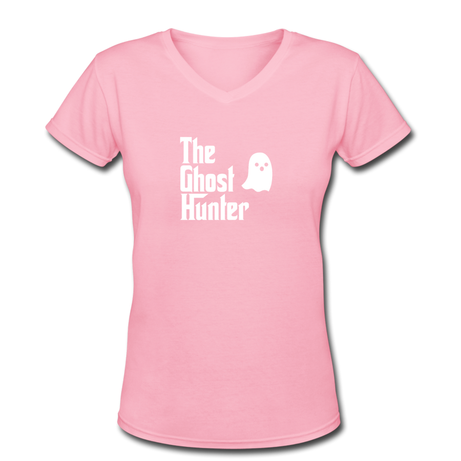 Ghost Hunting Women's V-Neck T-Shirt-Women's V-Neck T-Shirt-Teelime | shirts-hoodies-mugs
