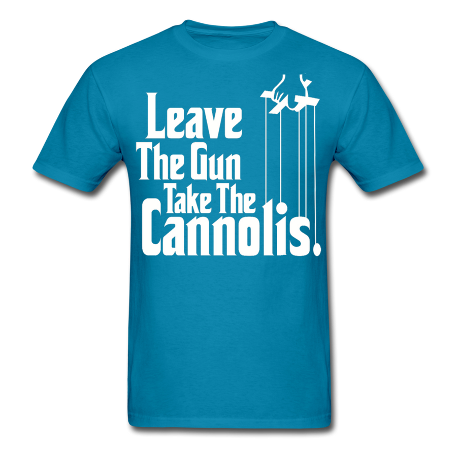 Italians Leave The Gun Take The Cannolis Unisex T-Shirt-Unisex Classic T-Shirt | Fruit of the Loom 3930-Teelime | shirts-hoodies-mugs