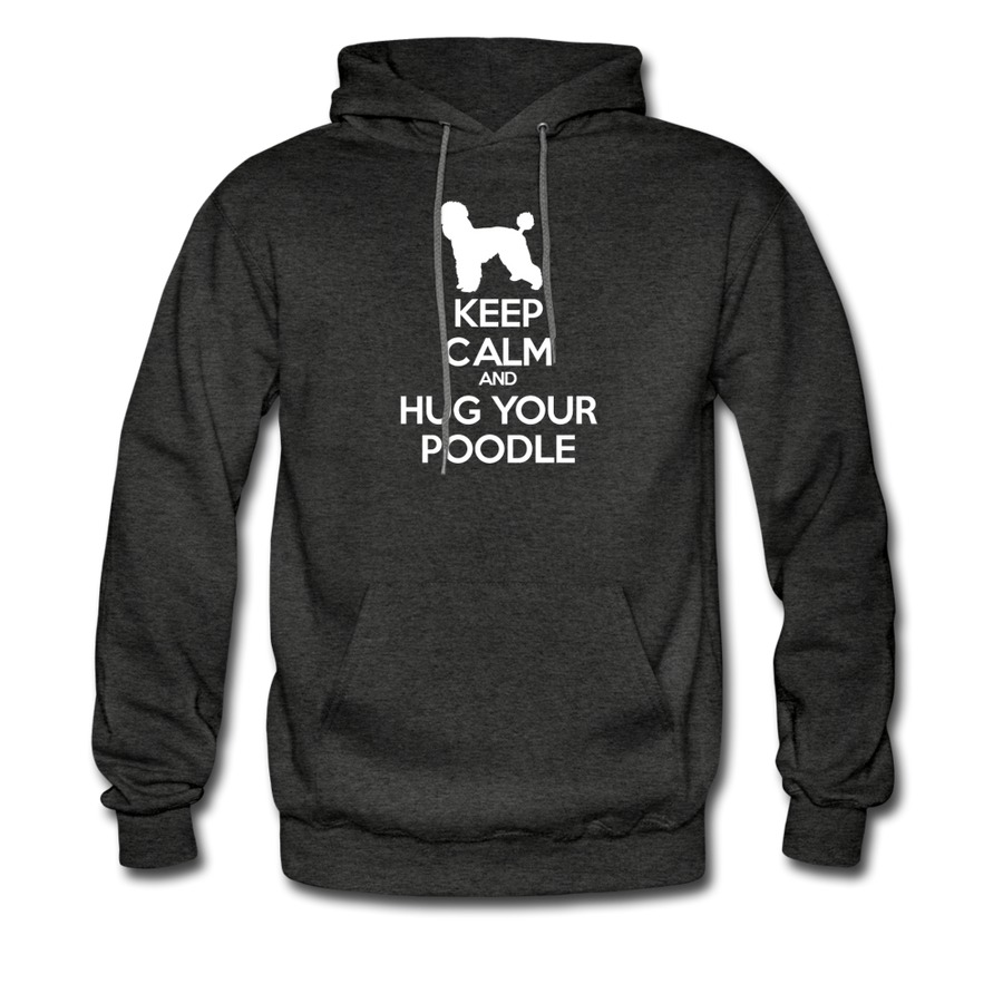 Keep Calm and Hug Your Poodle Unisex Hoodie-Men's Hoodie | Hanes P170-Teelime | shirts-hoodies-mugs
