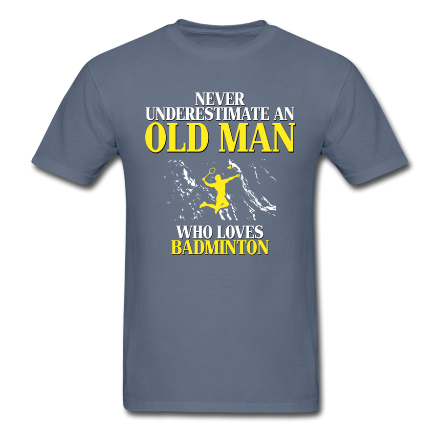Never underestimate an old man who loves badminton Unisex Classic T-Shirt