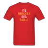 49% Firefighter 51% Badass Men's T-Shirt / red-Unisex Classic T-Shirt | Fruit of the Loom 3930-Teelime | shirts-hoodies-mugs