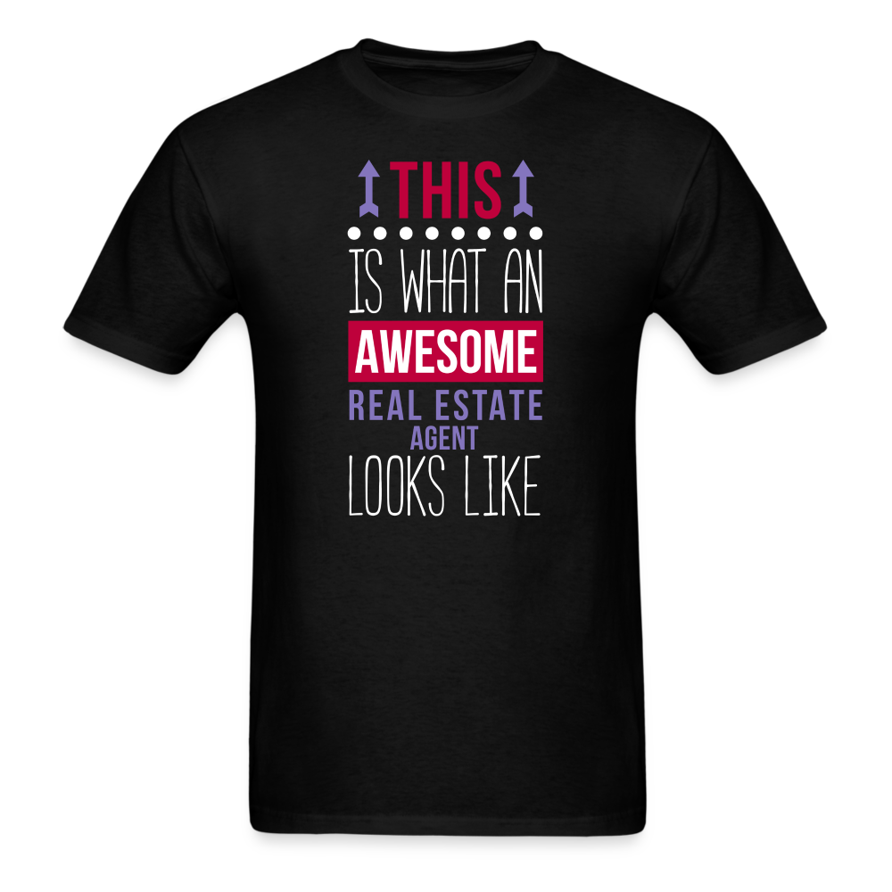 This is what an awesome Real Estate Agent looks like Unisex Classic T-Shirt-Unisex Classic T-Shirt | Fruit of the Loom 3930-Teelime | shirts-hoodies-mugs