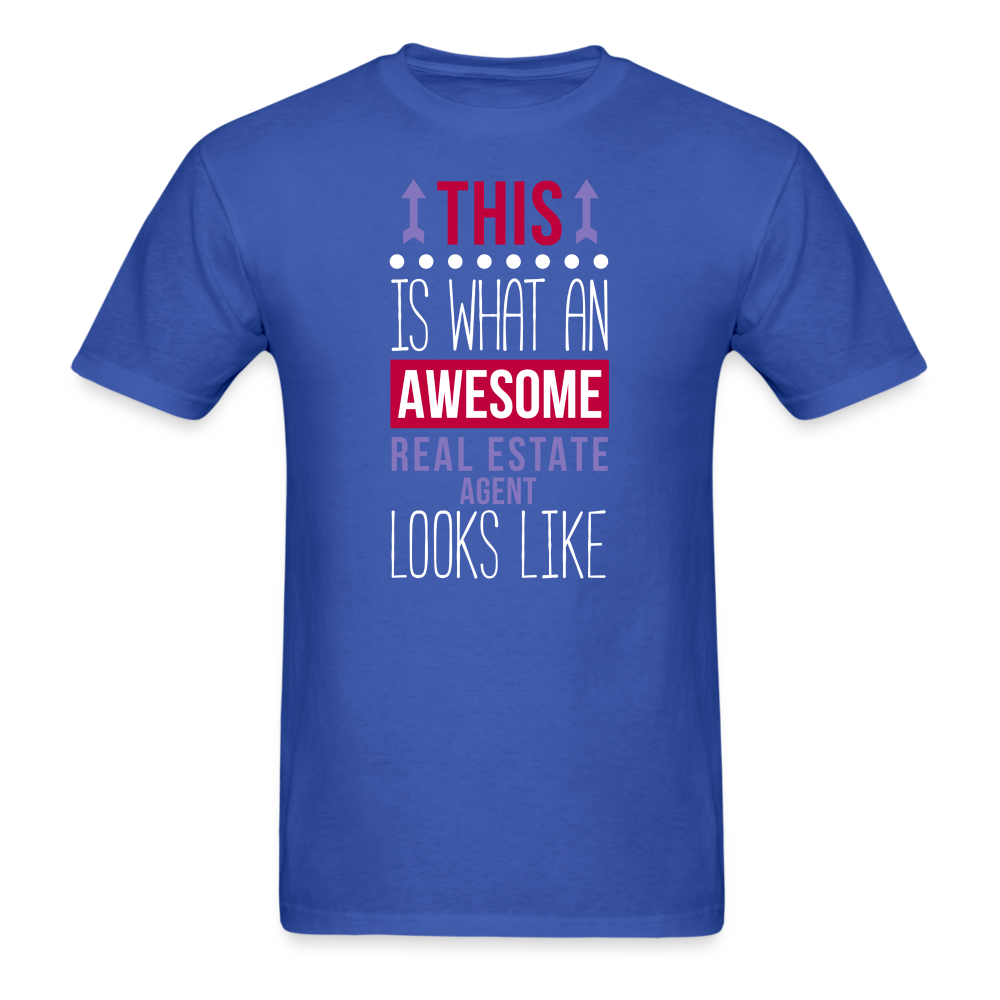 This is what an awesome Real Estate Agent looks like Unisex Classic T-Shirt-Unisex Classic T-Shirt | Fruit of the Loom 3930-Teelime | shirts-hoodies-mugs