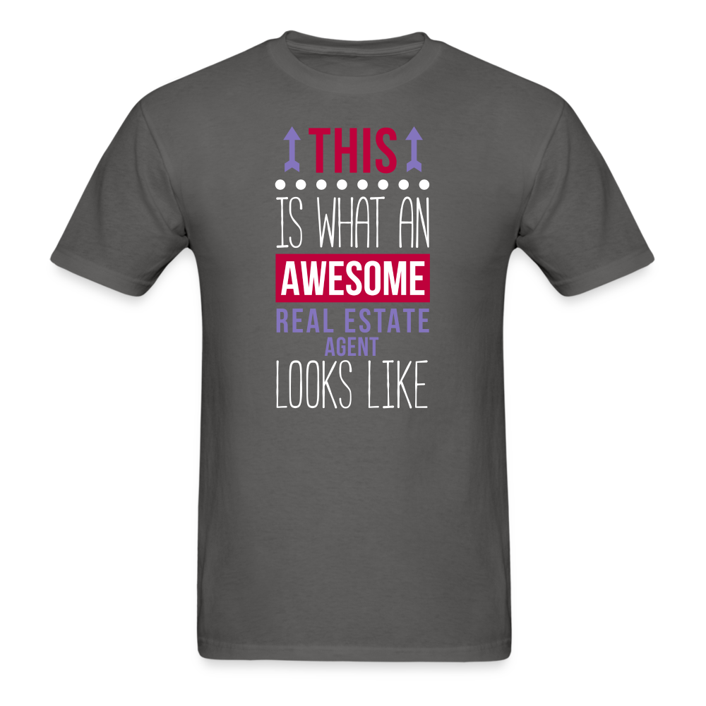 This is what an awesome Real Estate Agent looks like Unisex Classic T-Shirt-Unisex Classic T-Shirt | Fruit of the Loom 3930-Teelime | shirts-hoodies-mugs