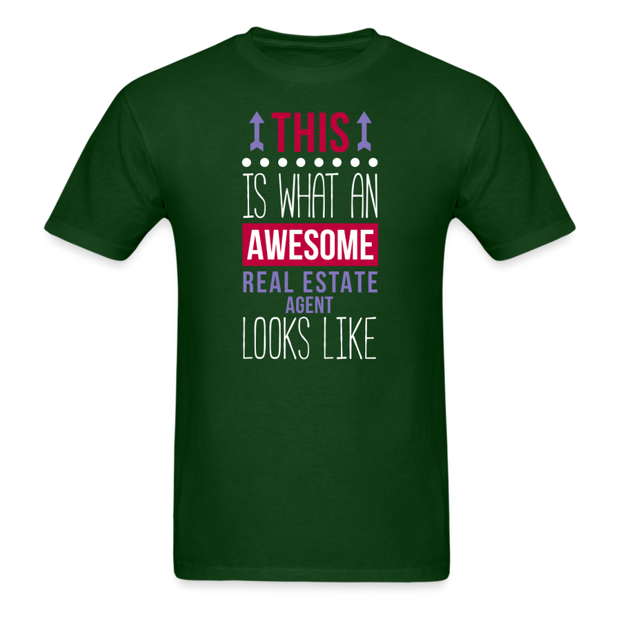 This is what an awesome Real Estate Agent looks like Unisex Classic T-Shirt-Unisex Classic T-Shirt | Fruit of the Loom 3930-Teelime | shirts-hoodies-mugs