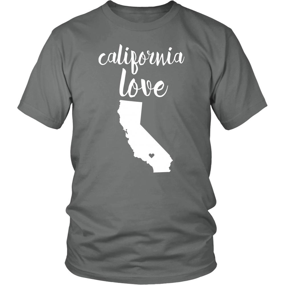 State T Shirt - California Love-T-shirt-Teelime | shirts-hoodies-mugs