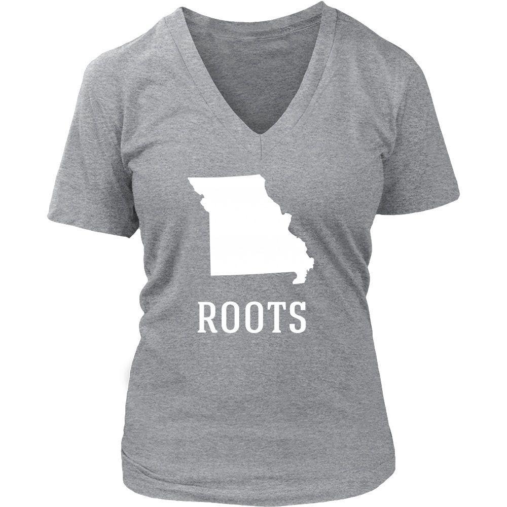 State T Shirt - Missouri Roots-T-shirt-Teelime | shirts-hoodies-mugs