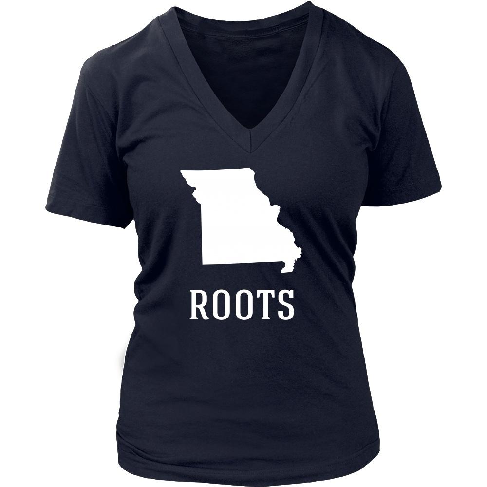 State T Shirt - Missouri Roots-T-shirt-Teelime | shirts-hoodies-mugs