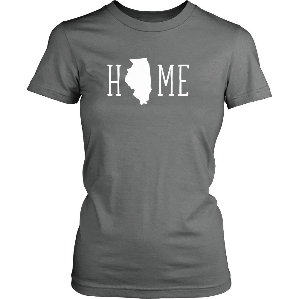 State T Shirt - Sweet Home Illinois-T-shirt-Teelime | shirts-hoodies-mugs