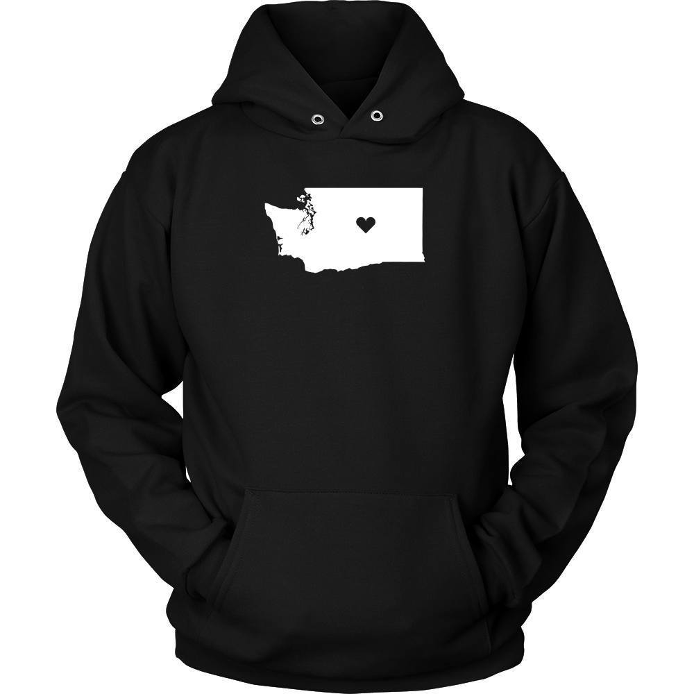 State T Shirt - Washington Love-T-shirt-Teelime | shirts-hoodies-mugs