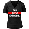 Techno T shirts - I came I raved I conquered-T-shirt-Teelime | shirts-hoodies-mugs
