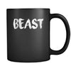 Valentine's Day Mug - Beast -Romantic Anniversary Gifts 11oz Black Coffee/Tea Cup-Drinkware-Teelime | shirts-hoodies-mugs