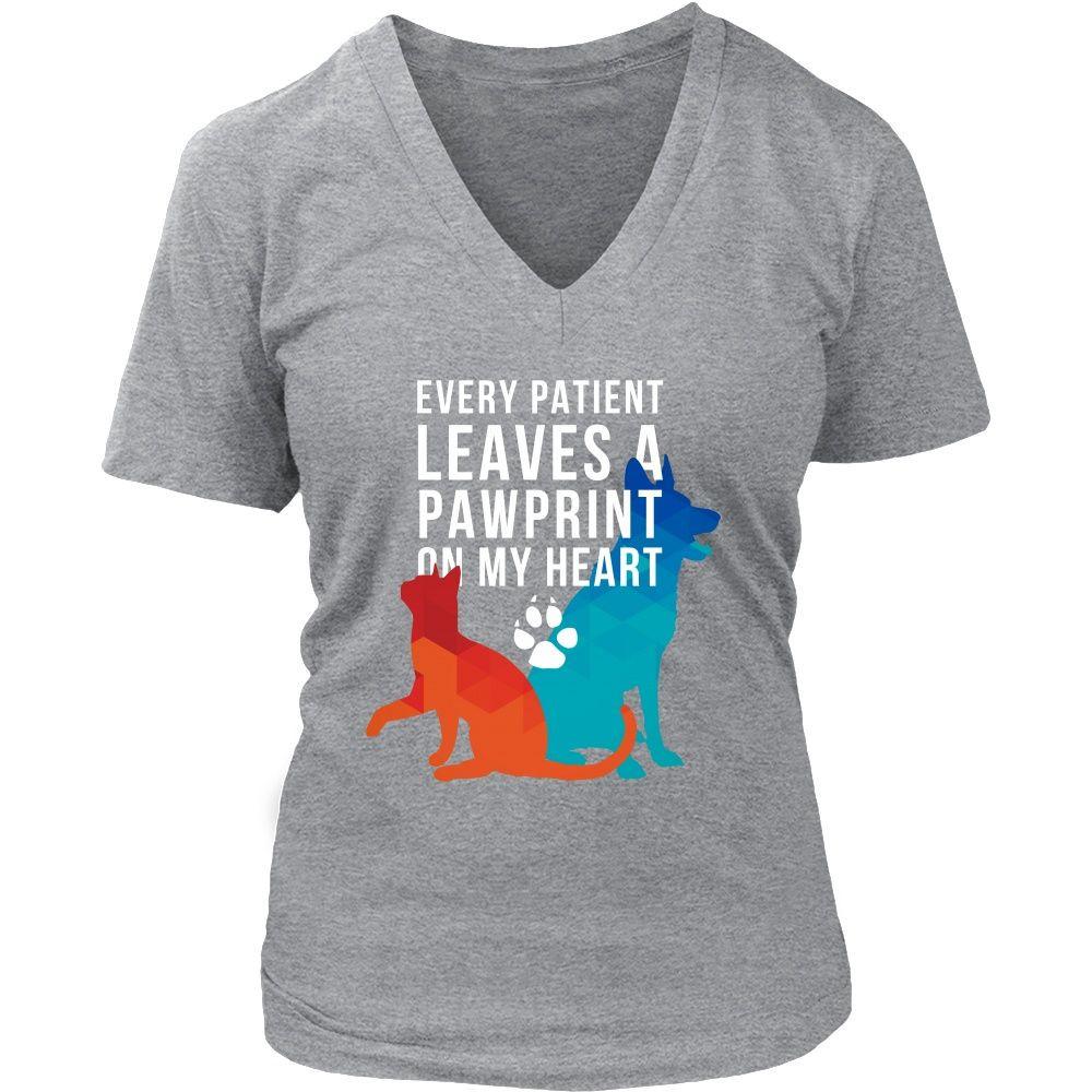 Vet T Shirts - Every Patient Leaves A Pawprint VCA Seaside Staff-T-shirt-Teelime | shirts-hoodies-mugs