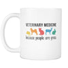 Veterinarian coffee cup - Veterinary Medicine because People are Gross-Drinkware-Teelime | shirts-hoodies-mugs