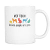 Veterinary Mug - Vet Tech because people are gross-Drinkware-Teelime | shirts-hoodies-mugs